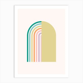 Candy Rainbow Pastels Art Print