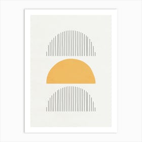 Abstract Sunrise - 01 Art Print