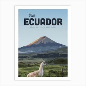 Visit Ecuador Art Print