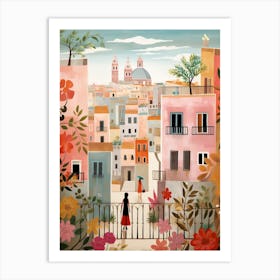 Cadiz Spain 1 Illustration Art Print