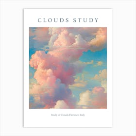 Study Of Clouds Florence, Italy 2 Art Print