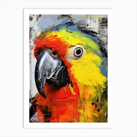 Parrot Story: Urban Art Art Print