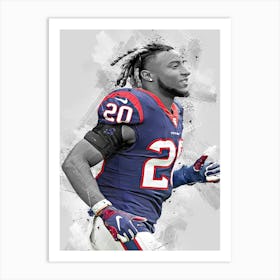 Justin Reid Houston Texans Art Print