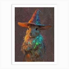 Rabbit In A Hat Art Print