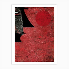 Man In Red Art Print