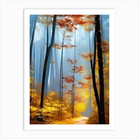 Autumn Forest 61 Art Print