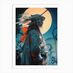 Samurai Warrior Art Print