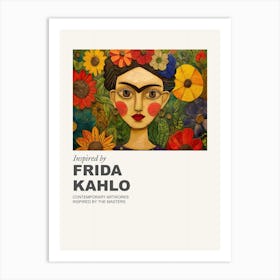 Museum Poster Inspired By Frida Kahlo 1 Art Print