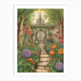 Garden Path 2 Art Print