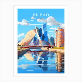 Bilbao Travel Spain Art Print