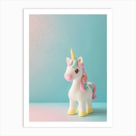 Pastel Toy Unicorn Photography 1 Art Print