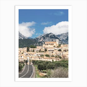 Selva Majorca Village In The Mountains Art Print