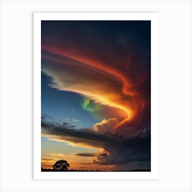 Leonardo Lightning Xl Colour Shines In A Dazzling Display Of B 0 (6) Art Print