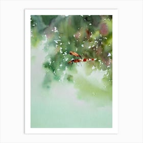 Shrimp Storybook Watercolour Art Print