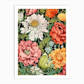 Floral Pattern 83 Art Print