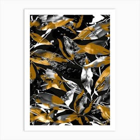 Abstract Leaves 62 Art Print