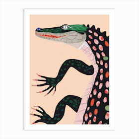 Crocodile Art Print