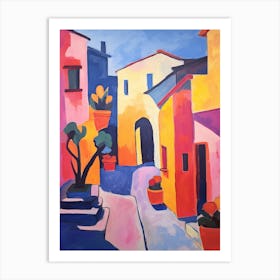 Pompeii Italy 1 Fauvist Painting Art Print