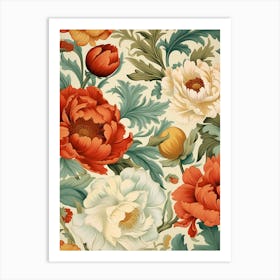 Floral Pattern 52 Art Print