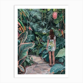 In The Garden Royal Botanic Garden Edinburgh United Kingdom 11 Art Print