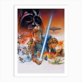 Star Wars The Force Awakens 17 Art Print