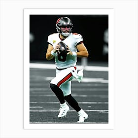 Baker Mayfield Of The Tampa Bay Buccaneers Art Print