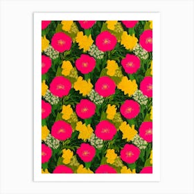 Snapdragons Andy Warhol Flower Art Print