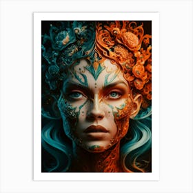 Portrait Of A Woman 56 Art Print