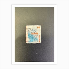 Postage Stamp 8 Art Print