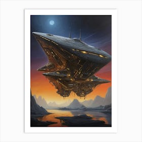 Spaceship Art Print