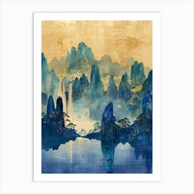 Chinese Landscape 18 Art Print