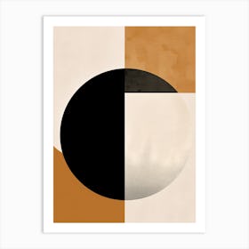 Whispers Of Beige Bauhaus Art Print