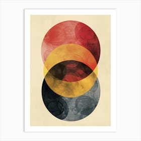 Circles Of Color Art Print