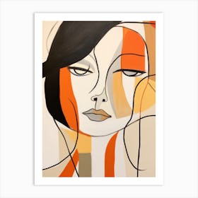 Abstract Of A Woman 11 Art Print