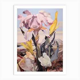Iris 1 Flower Painting Art Print