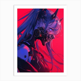 Anime Girl Art Print