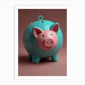 Piggy Bank 4 Art Print