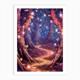 Fairy Forest Path Art Print