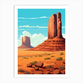 Monument Valley Landscape 2 Art Print