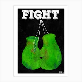 Fight Boxing Art Print
