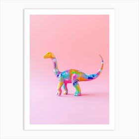 Funky Pattern Toy Dinosaur Art Print