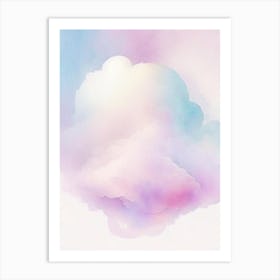 Hydrogen Cloud Gouache Space Art Print
