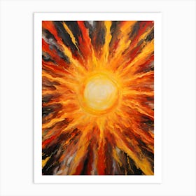 Sunburst Art Print