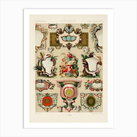 18th Century Pattern, Albert Racine (2) 1 Art Print