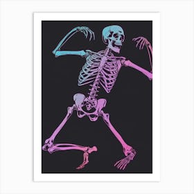 Skeleton Dance 8 Art Print