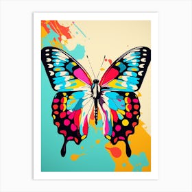 Pop Art Skipper Butterfly 3 Art Print