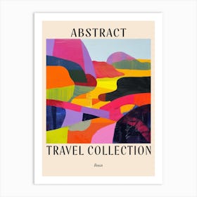 Abstract Travel Collection Poster Benin Art Print