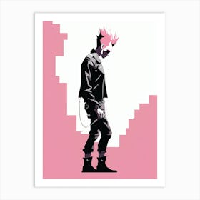 Dynamic Punk Energy Art Print