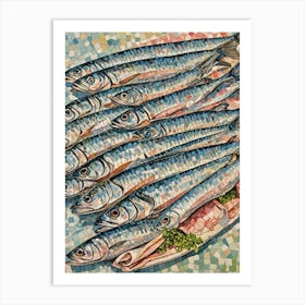 Sardines no1 Art Print