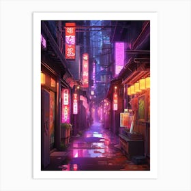 Japan Alley Art Print